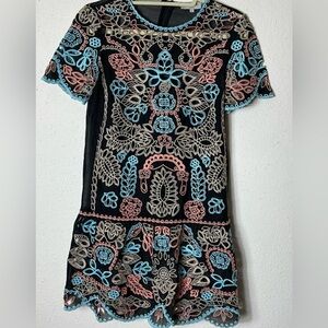 Valentino cut out sheer dress see through maybe it had slip or something…